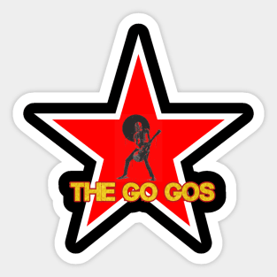 the go gos Sticker